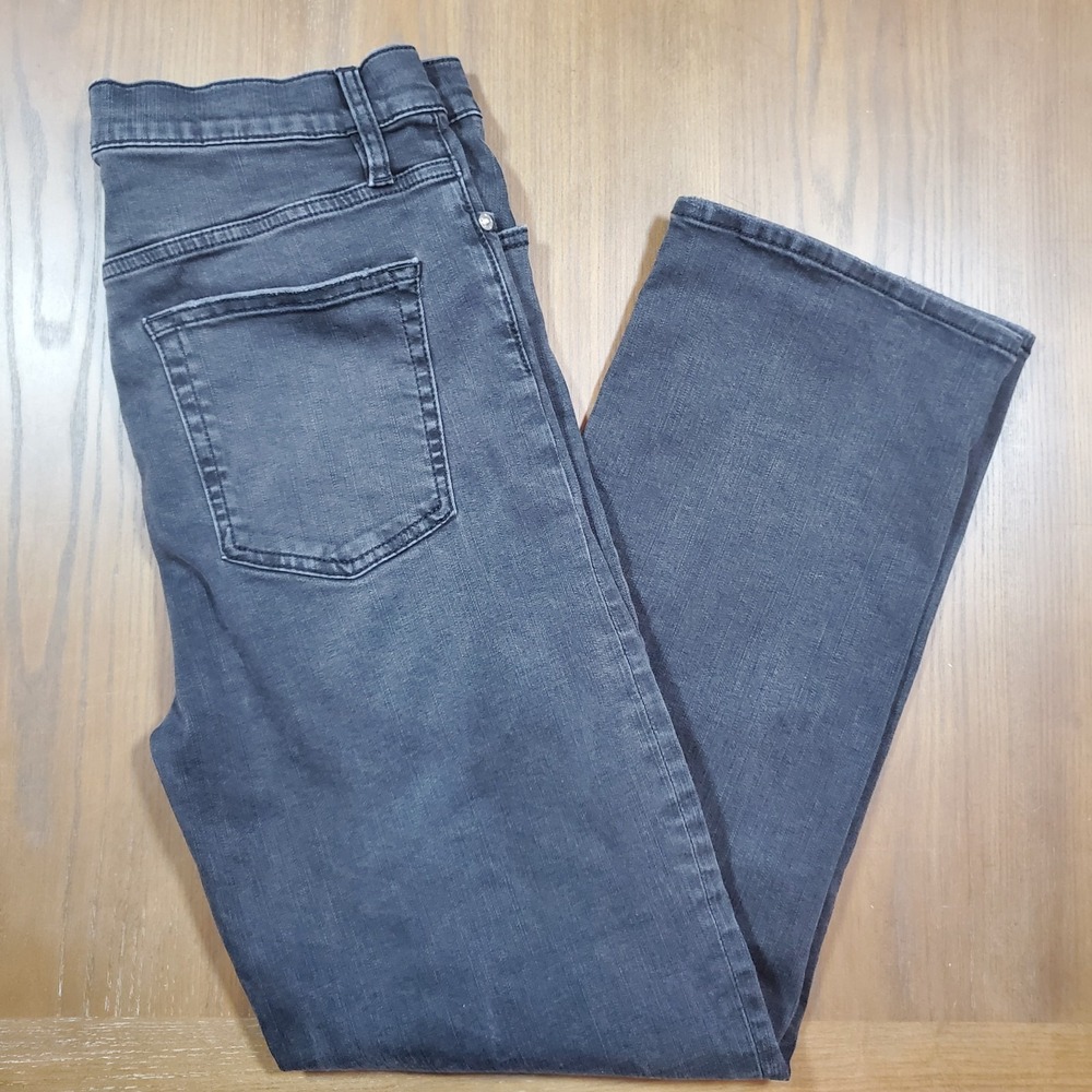 FRAME Women's Size 30 Le Sleek Straight Jeans Black